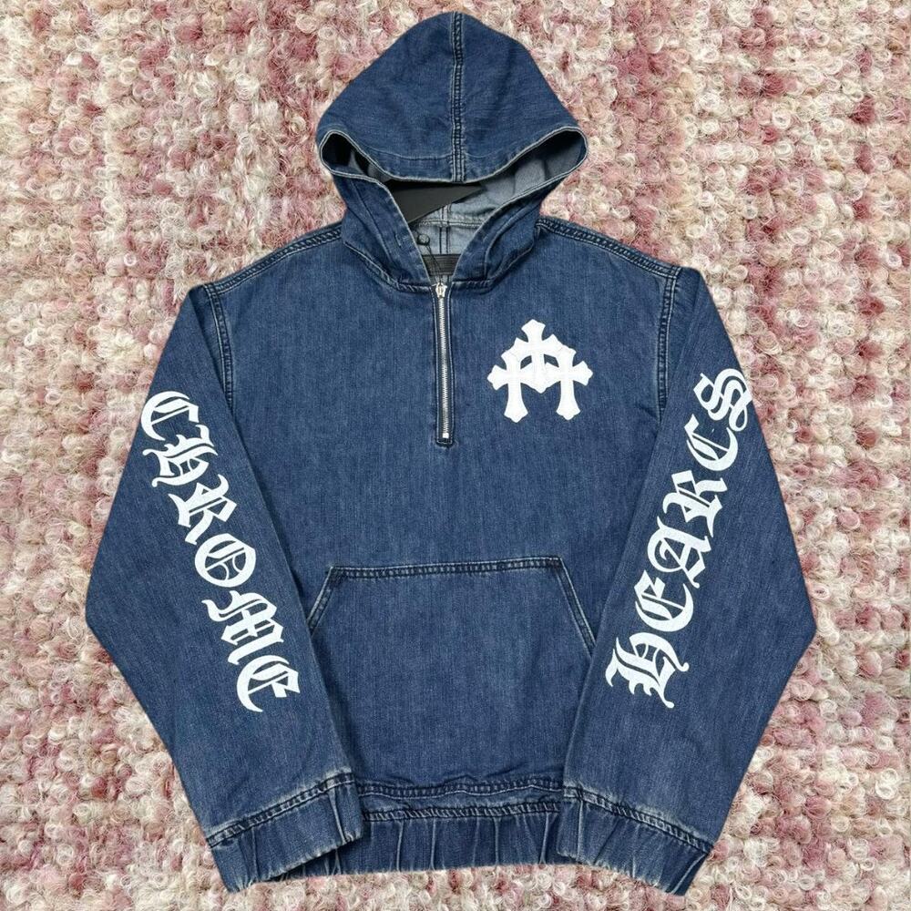 Chrome Hearts Men's Blue Hoodie
